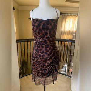 PRETTY LITTLE THING Animal Print Dress